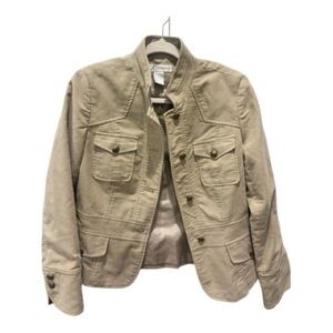Dressbarn Beige Jacket | Women’s Size S | Lightweight Casual Layer